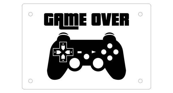 Game Over - Playstationkontroll